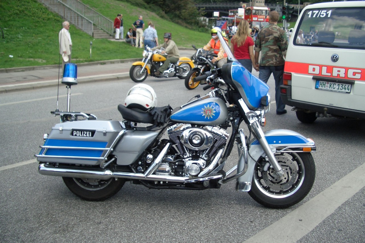 Harley Davidson Road King Sidecar Police