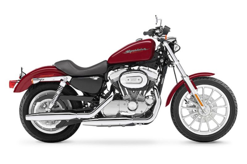 Уникальные черты внешнего дизайна XL 883C Sportster Custom 2006