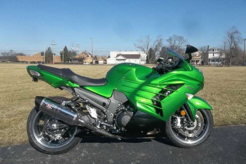 エン Kawasaki Ninja ZX -14R ABS, 2013 Motorcycles - Photos, Video