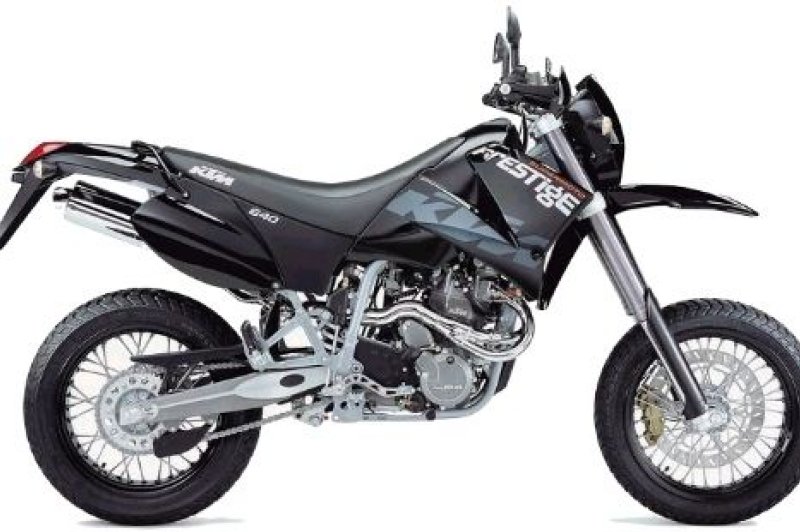 KTM 640 LC4 Supermoto Motorcycles - Photos, Video, Specs, Reviews