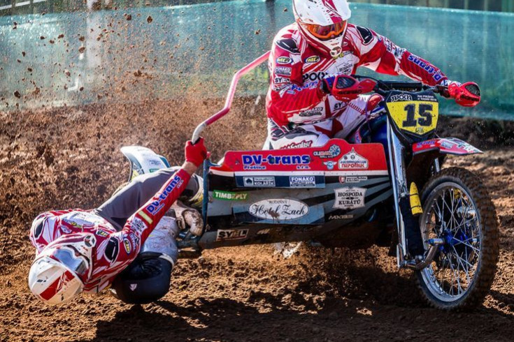 Мотокросс с коляской