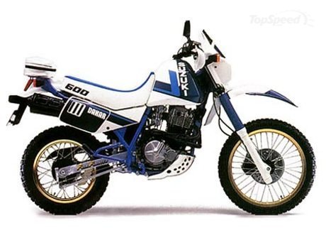 DR 600 R Dakar (reduced effect), 1989