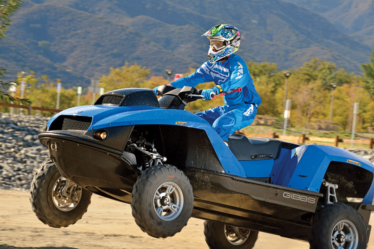 Мотовездеход амфибия Gibbs Quadski