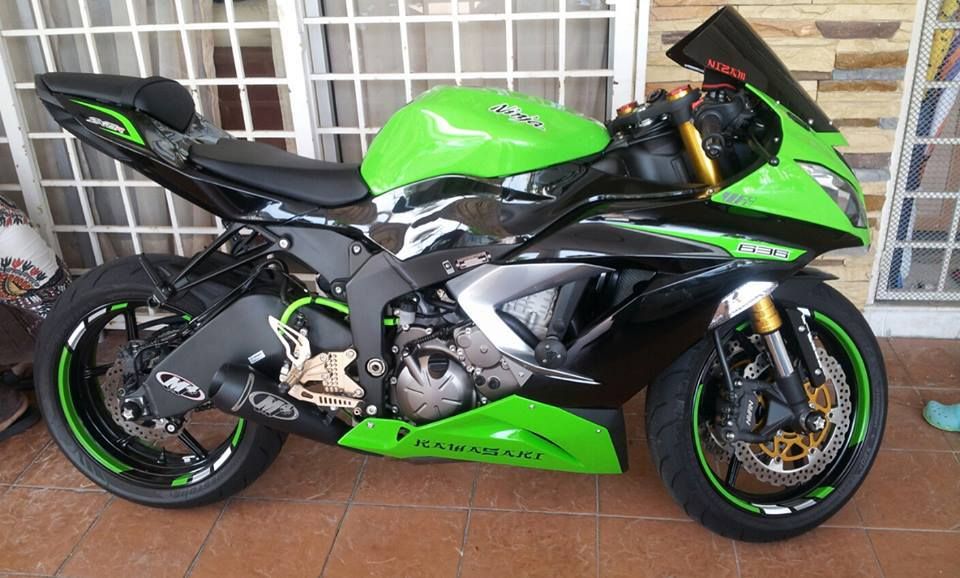 Kawasaki Ninja zx6r Р±РµР»С‹Р№