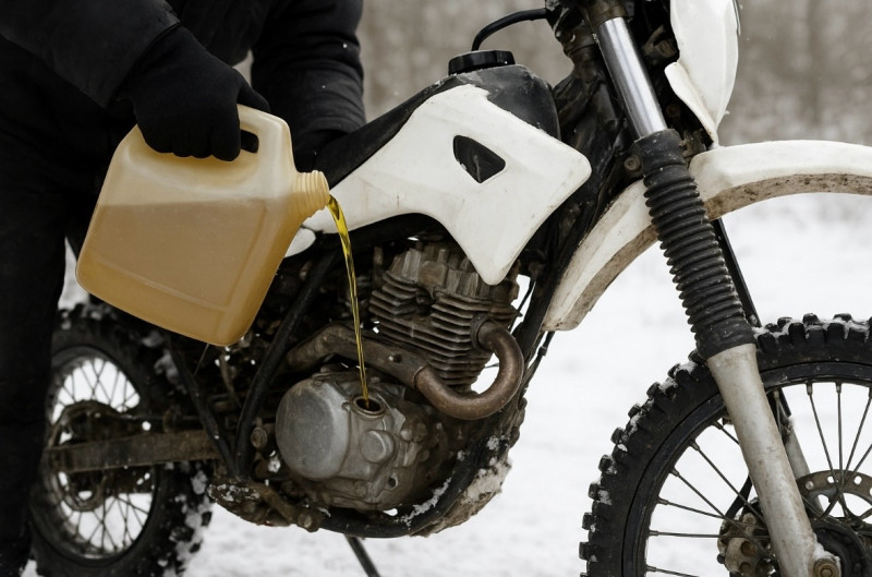 Замена масла зимой: советы для разных мотоциклов