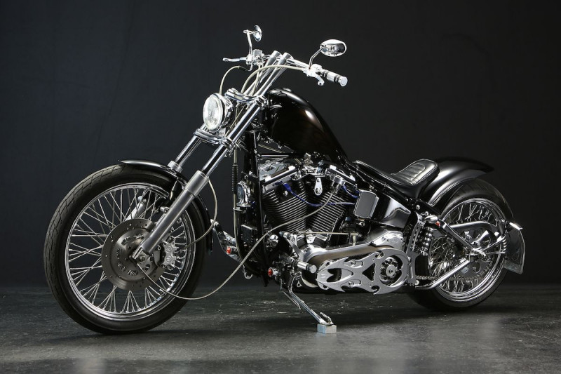 Мотоцикл Harley Davidson Softail Custom Evolution: история создания и особенности