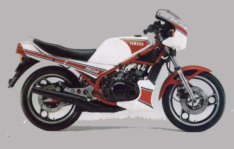 RD 350 LC YPVS (reduced effect), 1984